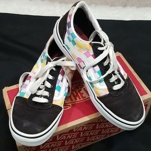 Vans Old Skool Party Checkers Multicolor Shoes 4